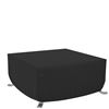 Image 1 : Amazon Basics Patio Fire Pit Cover, Black