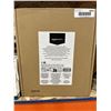 Image 2 : Amazon Basics Patio Fire Pit Cover, Black