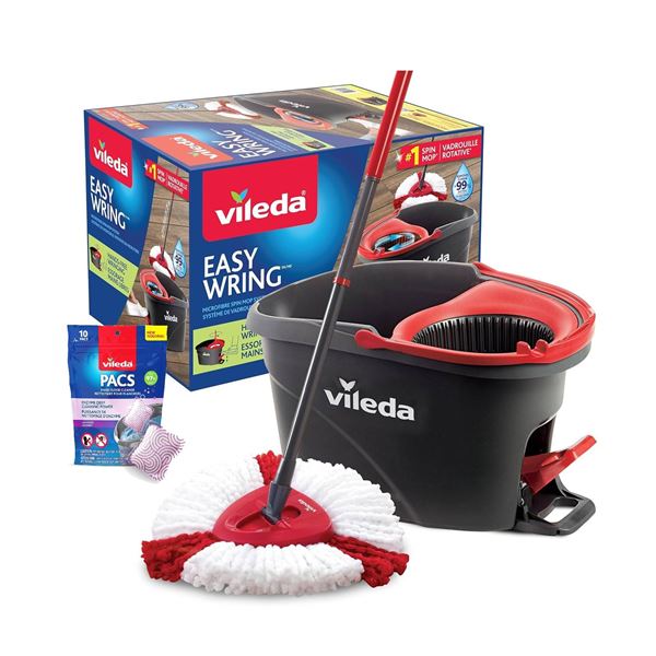 Vileda Easy Wring Microfiber Spin Mop Set