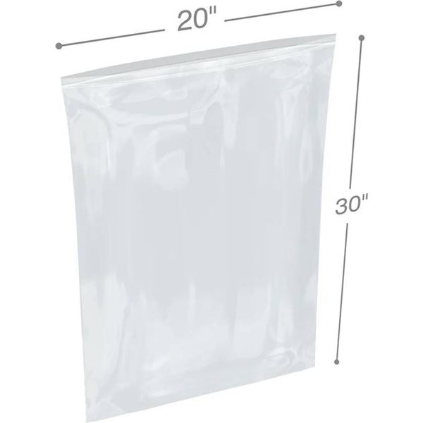20 Large Plastic Bags 20" x 30"