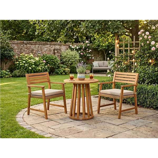 Bali Bistro Set 3-Piece Patio Furniture