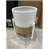 Image 3 : Rivet Mid-Century Ceramic Planter with Stand