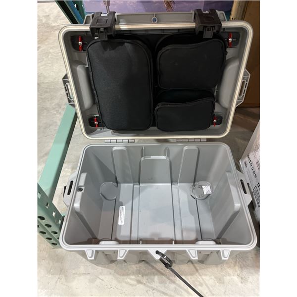 Oaho Gray Plastic Storage Box