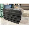 Image 2 : 5 level black resin utility shelf
