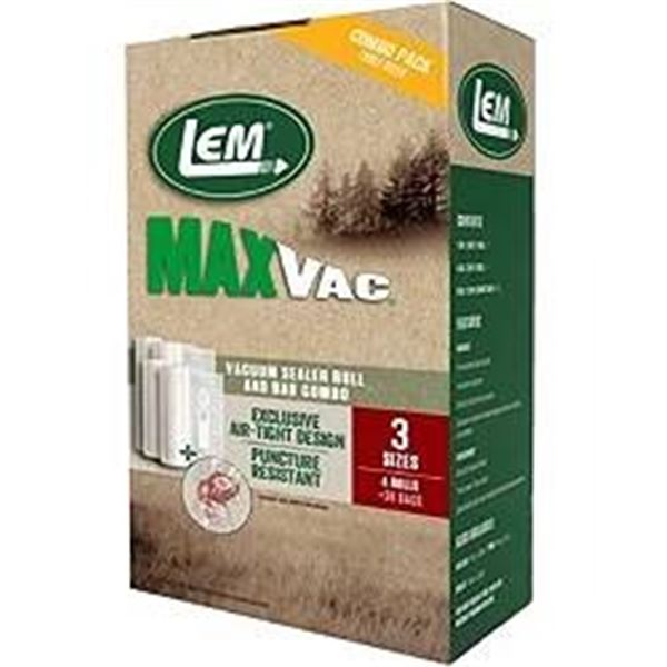LEM MaxVac Vacuum Sealer Bag Combo Pack