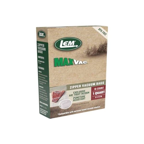 LEM MaxVac Vacuum Sealer Bags 100 Count