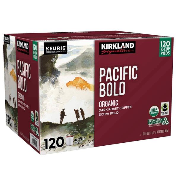 Kirkland Pacific Bold Coffee K-Cups 120 ct