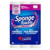 Image 1 : Sponge Towels Premium 12 Rolls Pack