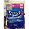 Image 2 : Sponge Towels Premium 12 Rolls Pack
