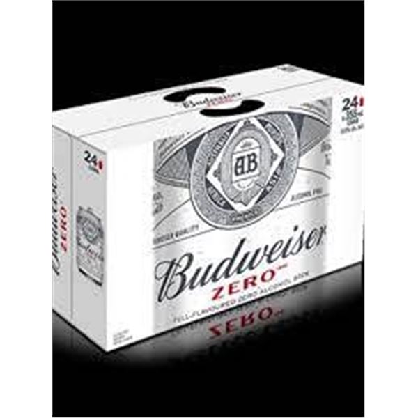 Budweiser Zero 24-Pack 355ml Cans