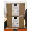Image 2 : Amazon Basics Storage Bins Metallic Black 2pk
