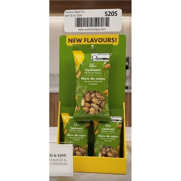 36 Packs Shell Select Dill Pickle Cashews