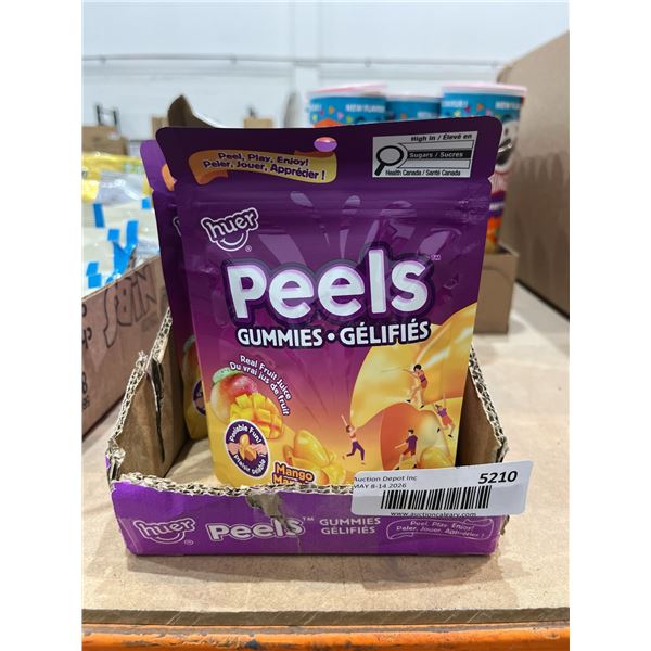 10 Packs Huer Peels Mango Gummies 65g Each