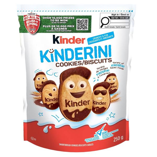 3 Kinder Kinderini Cookies Bags