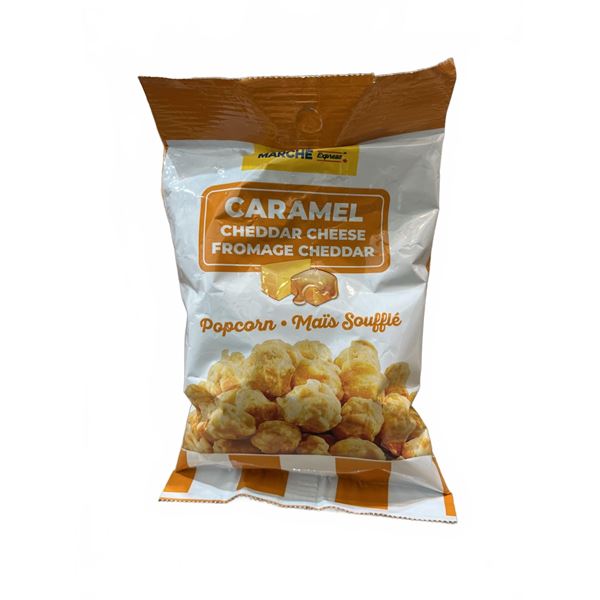 12 Bags Caramel Cheddar Popcorn 80g Each