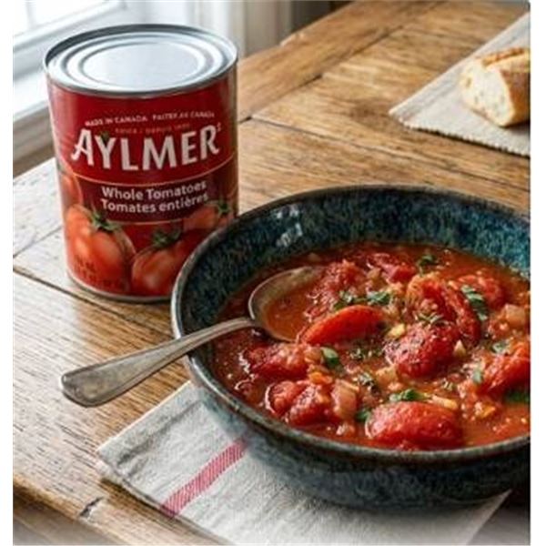 Aylmer Whole Tomatoes 8-Can Pack