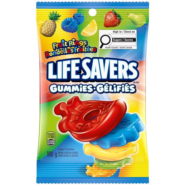 10 Life Savers Gummies 180g Each