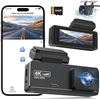 Image 1 : 4K UHD Dual Dash Cam with WiFi