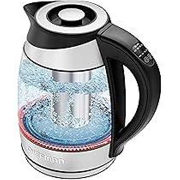 Chefman Dual Glass 1.7L Cool-Touch Kettle