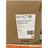 Image 5 : Rivet Dark Grey Stoneware Planter