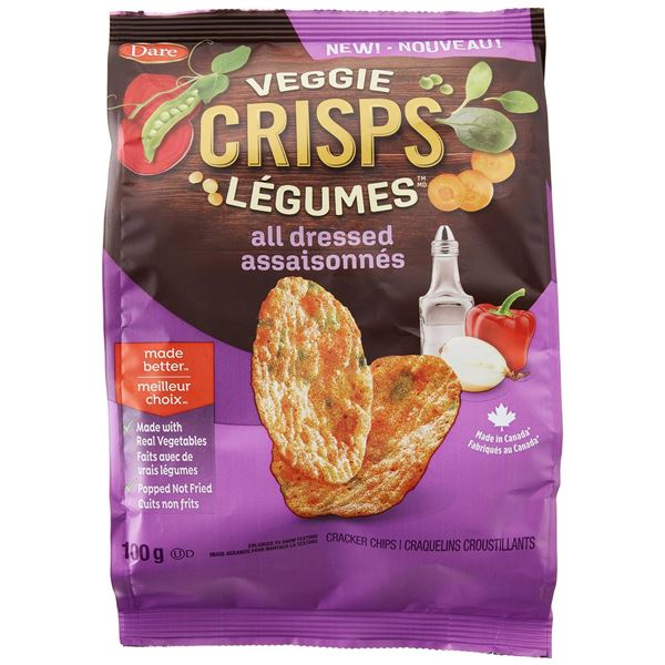 Dare Veggie Crisps All Dressed 12x100g