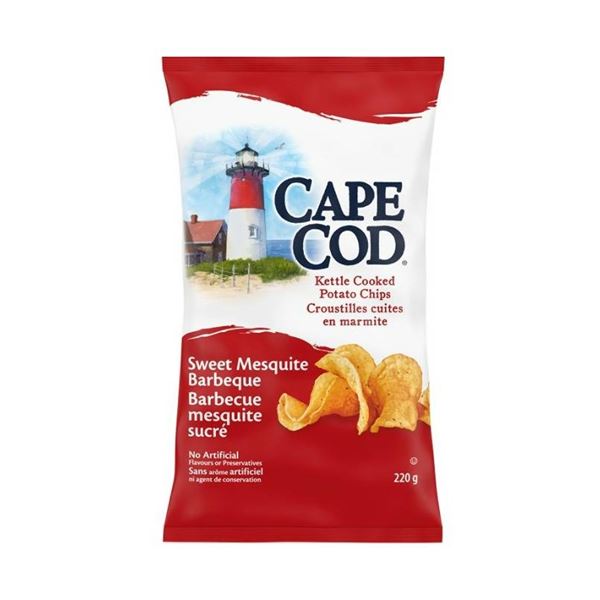Cape Cod Sweet Mesquite BBQ Chips 10x220g