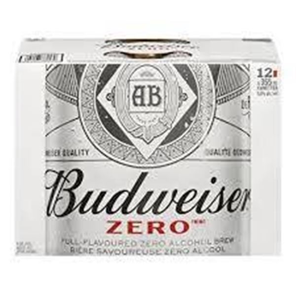 Budweiser Zero 12-Pack 355ml Cans