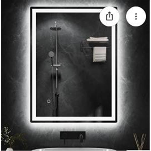LED Bathroom Mirror 24 x 32 Inches