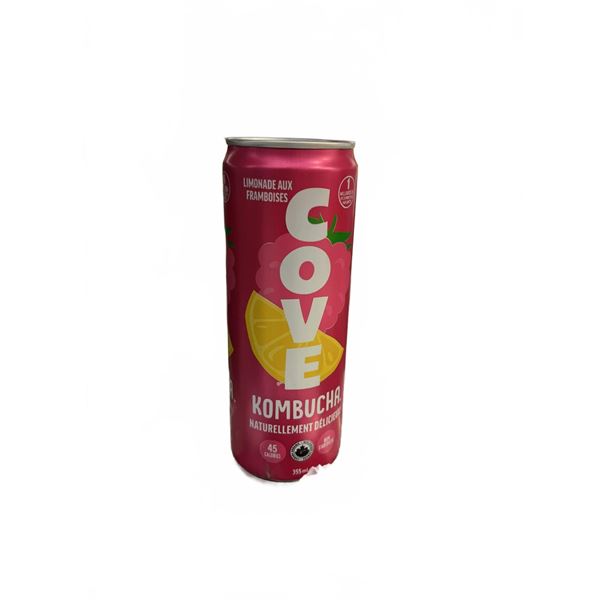 Cove Raspberry Lemonade Kombucha 12-Pack