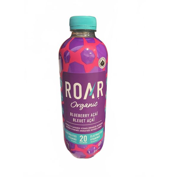 ROAR Organic Blueberry Acai 12 Pack 532mL