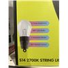 Image 3 : YSJ String Lights Outdoor Waterproof, 49FT Patio Lights with 20 Shatterproof Bulbs