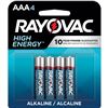 Image 1 : Lot of 10 Rayovac AAA High Energy Batteries Pack