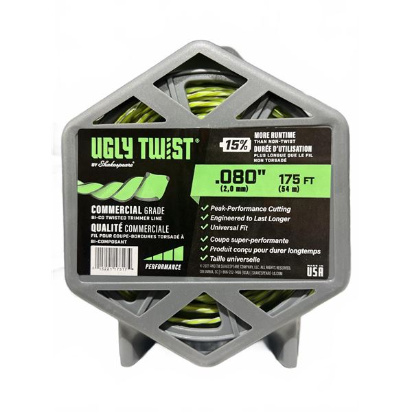 Ugly Twist .080" 175ft Trimmer Line Spools