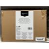 Image 2 : Amazon Basics Storage Bins, Metallic Black, 2-Baskets