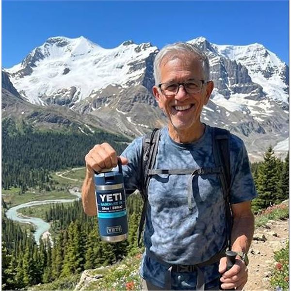 YETI Rambler Jr 12oz Blue Bottle