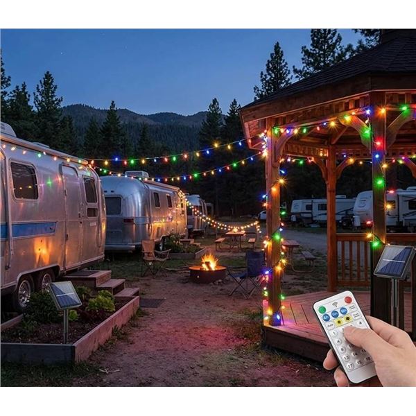 Lot of 3 - Solar LED String Lights