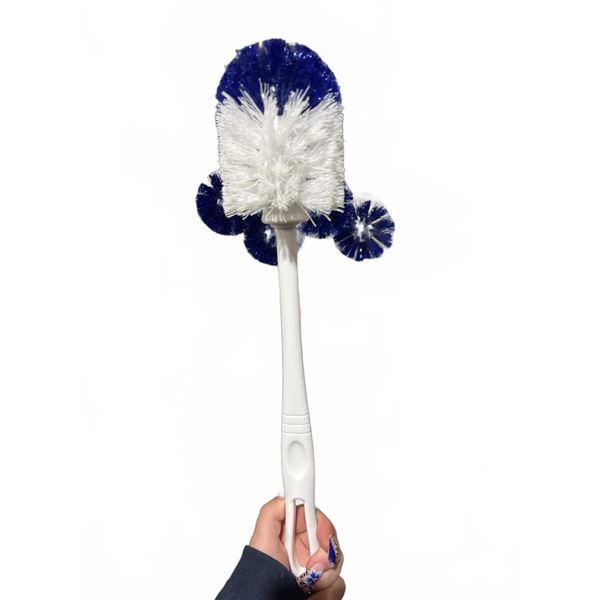 12 Plastic Handle Cleaning Brushes