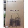 Image 2 : Pack & Fly 3-Piece Navy Blue Suitcase Set