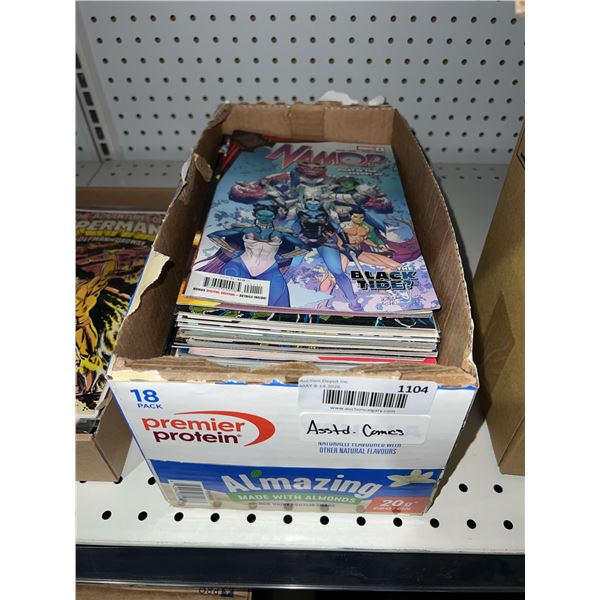 Box Lot of Assorted Comic Books