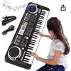 Image 1 : 61-Key Electronic Keyboard with Microphone