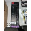 Image 2 : Globe Electric 6-Outlet Surge Protector Power Strip, 3-ft power cord, 2x USB Ports, Black Finish