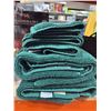 Image 3 : lotr of 6 - Talesma Green Cotton Towels set - 2 Face Cloths, 2 hand Towels 2 Bath Sheets