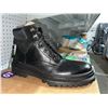 Image 3 : Men's Black Leather Work Boot Size 10