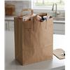 Image 1 : Five Guys Kraft Paper Bags, 12x7x17 in, 300ct