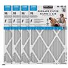 Image 1 : lot of 4 - Kirkland Furnace Filter Pack 30x25x1