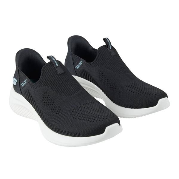 Skechers Swift Fit Black Slip-On Shoes Size 8