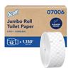 Image 1 : Scott Professional Coreless High-Capacity Jumbo Roll Toilet Paper, Bulk (07006), 2-Ply, Elevated Des