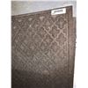 Image 3 : 2' x 3' Brown Patterned Entrance  Floor Mat