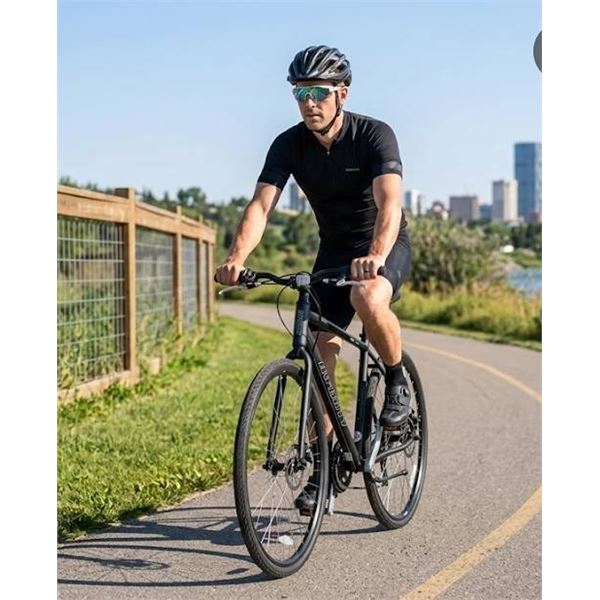 Infinity Black Hybrid Bicycle