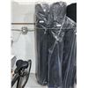 Image 2 : Bolt of Fabric Rolls Approx 11" Wide By 69" Tall Light Fleece In Black